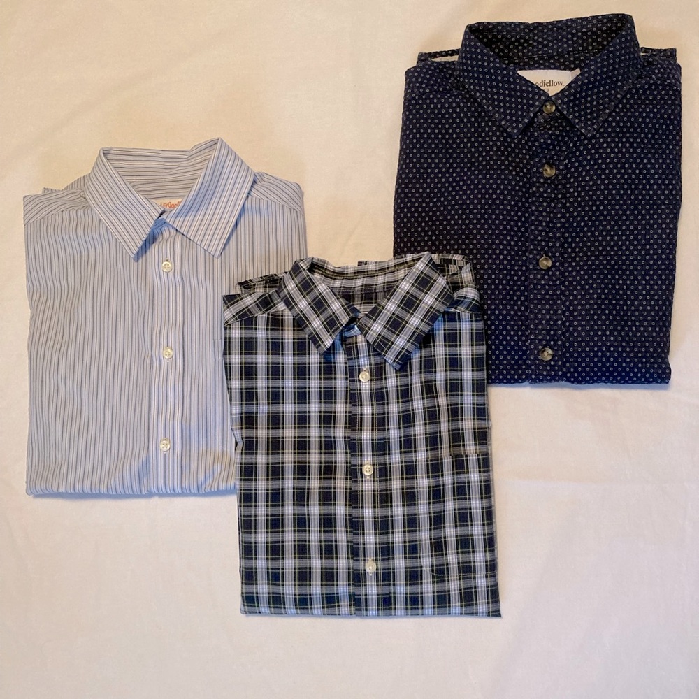 Bundle of Boys Dress Shirts Size Large 12-14 and Men’s Small